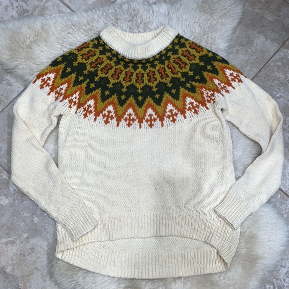 Madewell Fair Isle Sweater XS - Picture 1 of 4